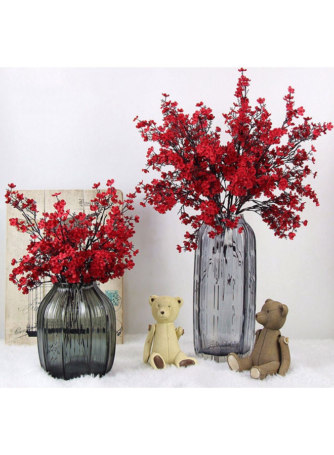 زهور صناعية للديكور يمكنك تركيبها بنفسك أحمر - Image 2