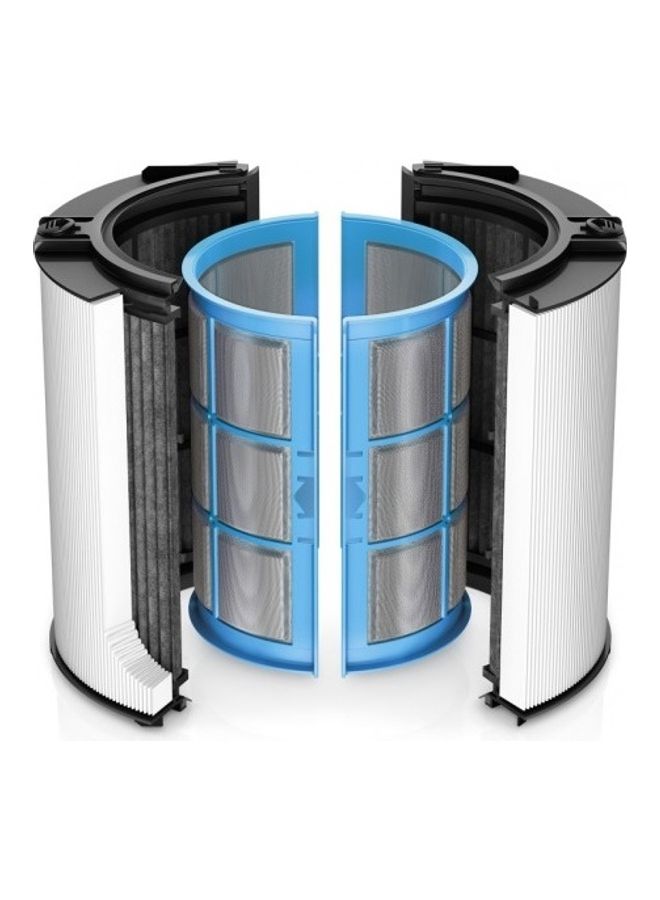 دايسون مروحة قائمة لهواء نقي بارد وساخن HP09WG أبيض/ذهبي  - Image 5