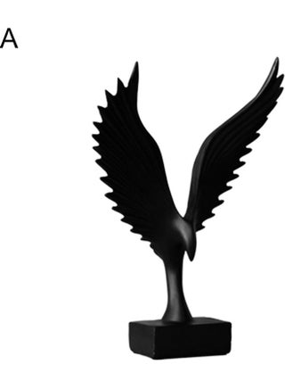 Bird Wing Statue Sculpture Black - v1624807779/N48591327A_1