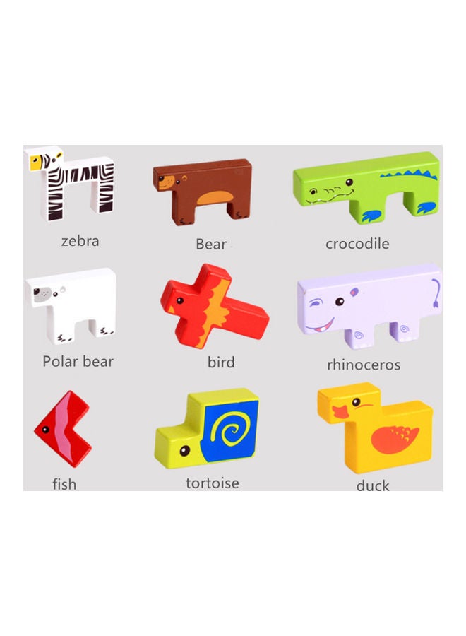 MissTiara MTZAOJIAO48 12-Piece Creative Animal Building Blocks 12 3+ Years  - Image 5