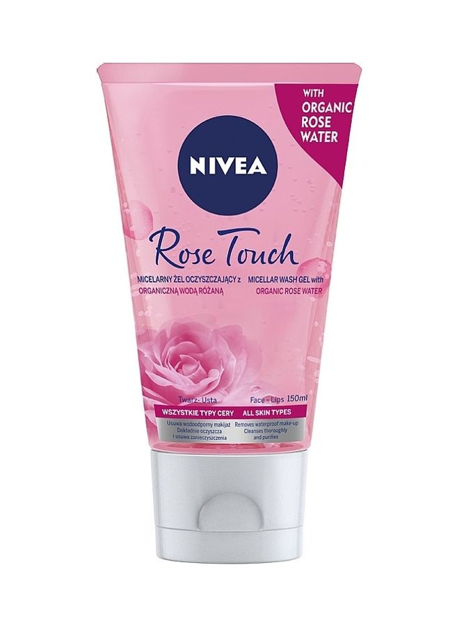 Nivea Micellar Organic Rose Water Face Wash Clear 150ml - Image 1