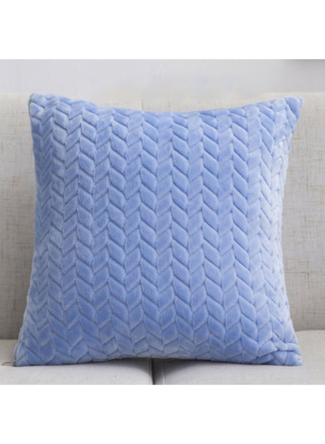 غطاء وسادة ديكور أزرق 43x43سم  - Image 1
