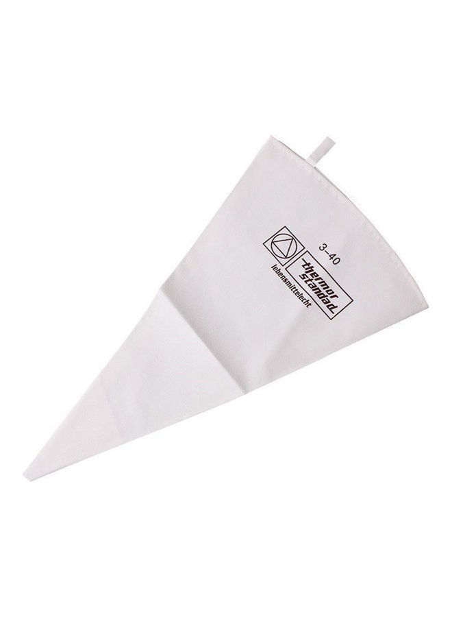 Thermo Standard Cotton Piping Bag White/Black - Image 1