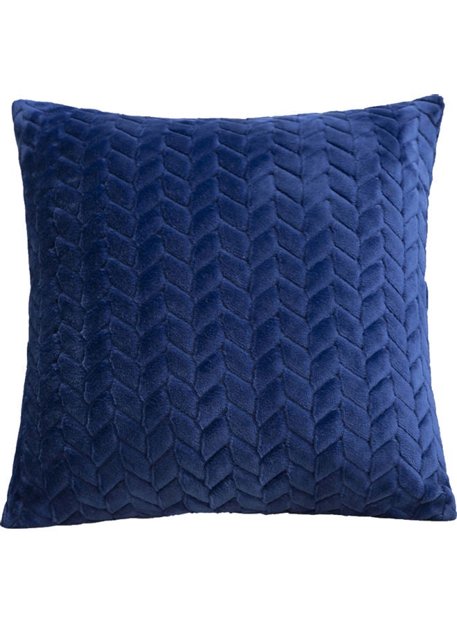 غطاء وسادة ديكور أزرق 43x43سم  - Image 1