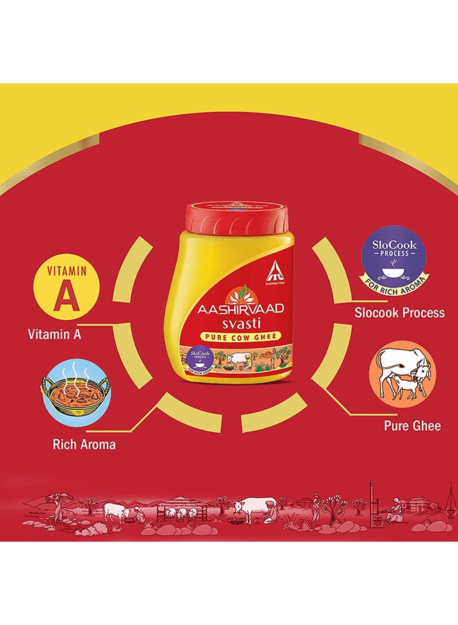 Aashirvaad Svasti Pure Cow Ghee 200ml  - Image 2