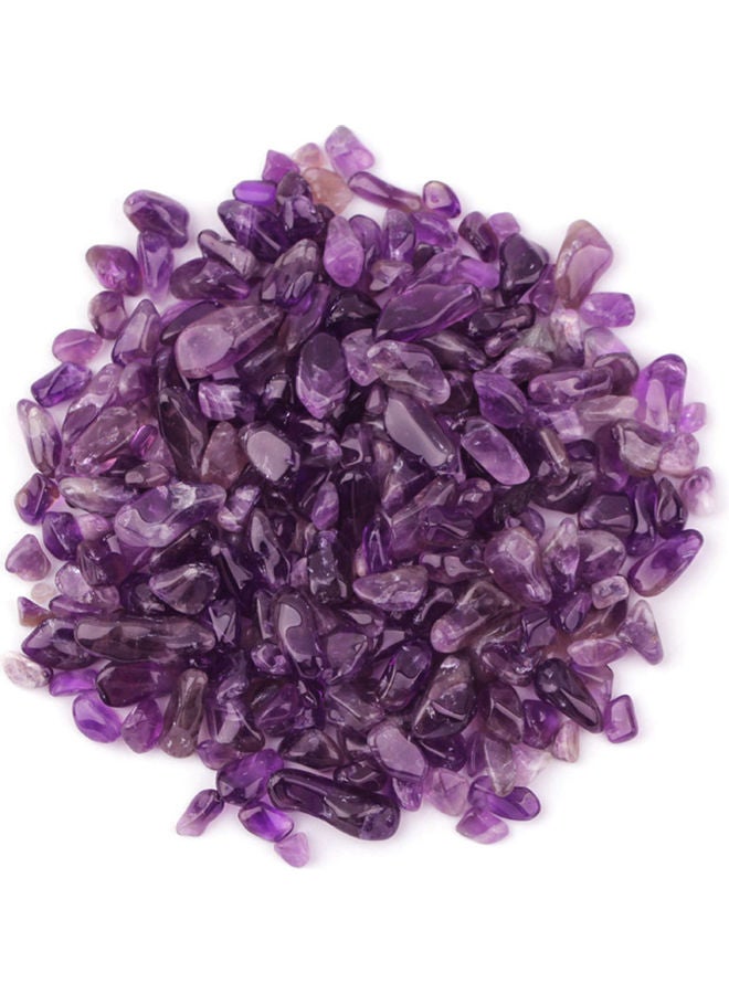 Decorative Quartz Crystal Tumbled Stones Purple