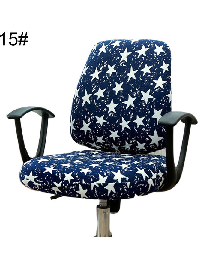 Office Chair Cover Set Blue 