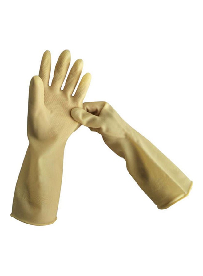 10-Pairs Waterproof Cleaning Gloves Beige  - Image 3