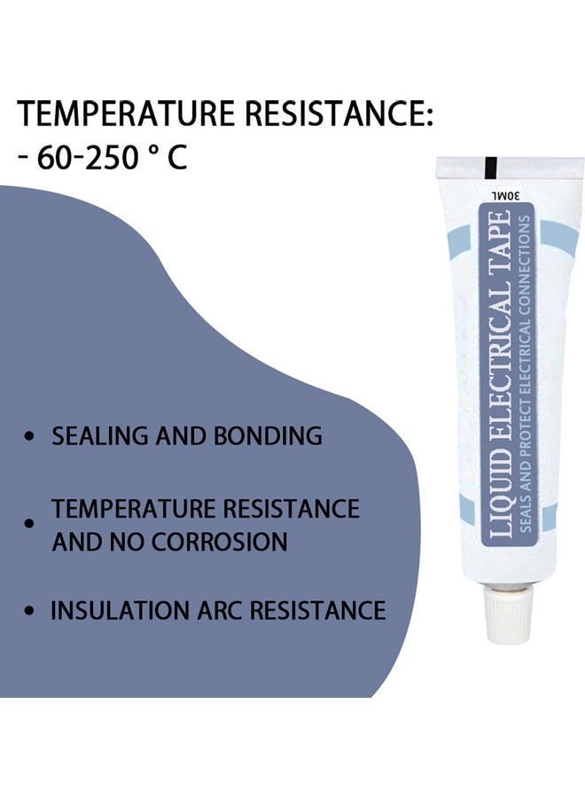 Protective Electrical Insulation Liquid Tape Paste Black 30ml - Image 5