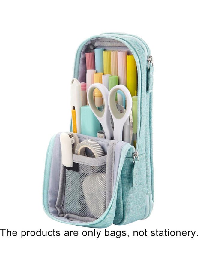 Generic Multipurpose Pencil Stationery Bag Large Green