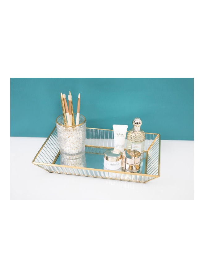 fashionhome Multi Functional Storage Tray Clear 25.5x15.5x7cm  - Image 4