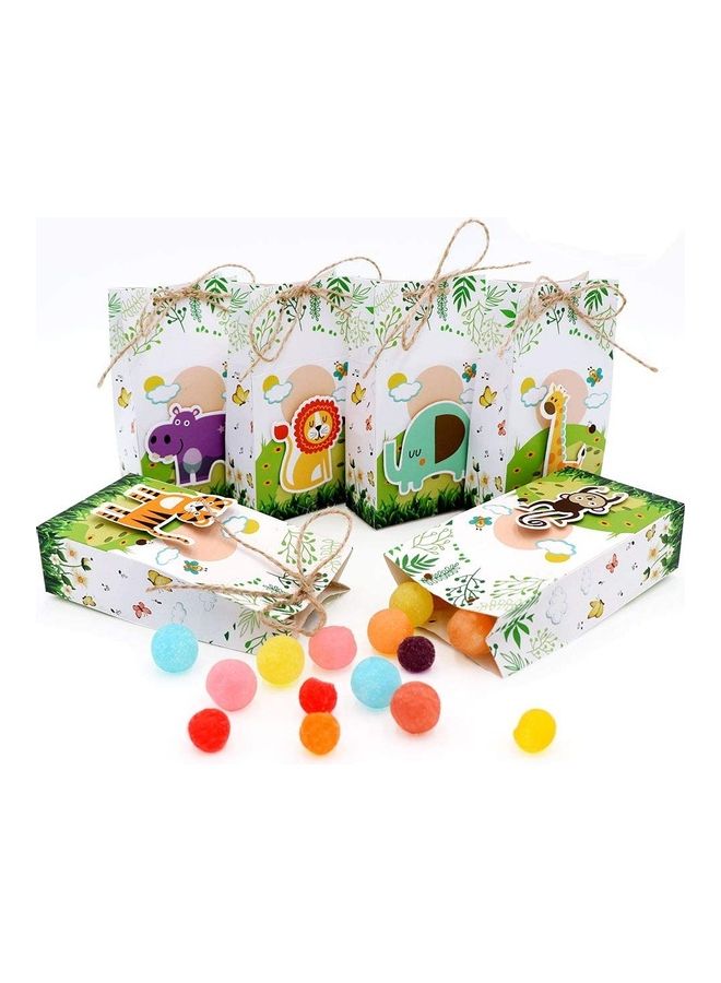 12-Piece Zoo Themed Gift Bags Multicolour - v1624837444/N48602512A_1