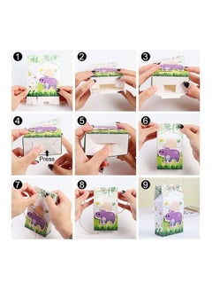 Generic 12-Piece Zoo Themed Gift Bags Multicolour  - Image 4
