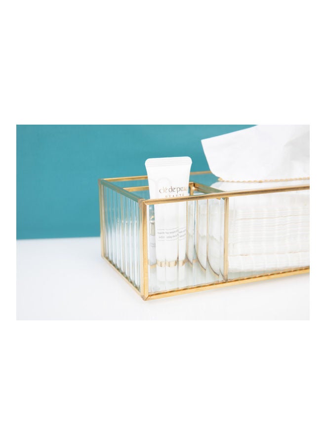 فاشون هوم Multi Functional Storage Transparent Tissue Box Transparent 25.5 x 15.5 x 7cm - Image 3