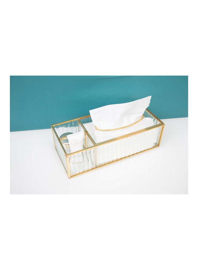 فاشون هوم Multi Functional Storage Transparent Tissue Box Transparent 25.5 x 15.5 x 7cm - Image 4