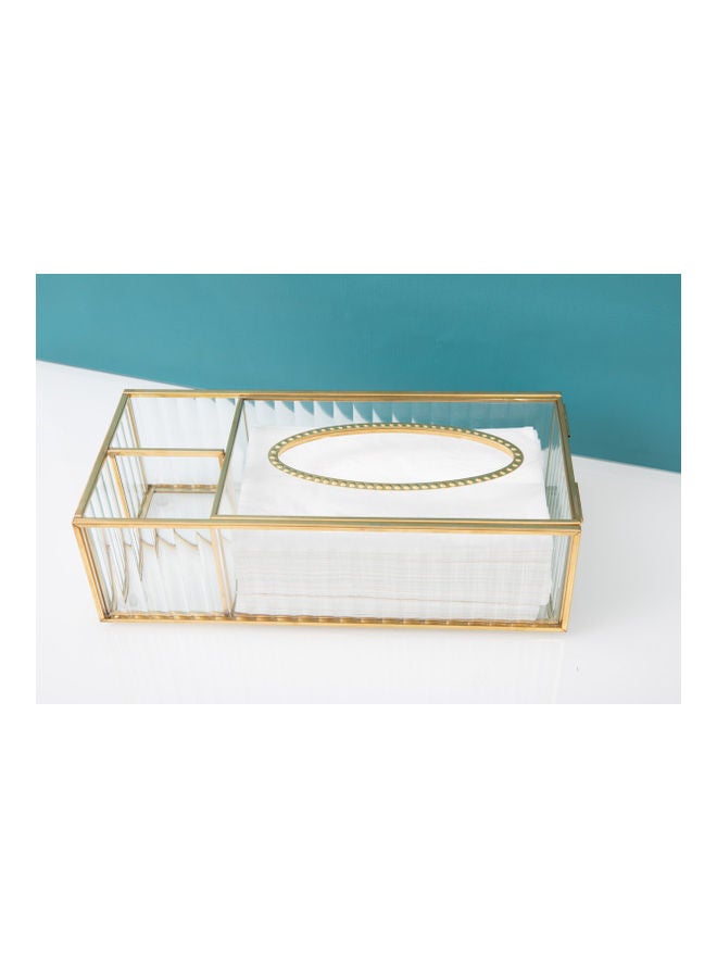 فاشون هوم Multi Functional Storage Transparent Tissue Box Transparent 25.5 x 15.5 x 7cm - Image 5