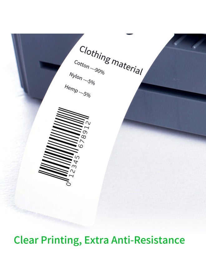 Thermal Transfer Barcode Printer Ribbon Wax Black - Image 4