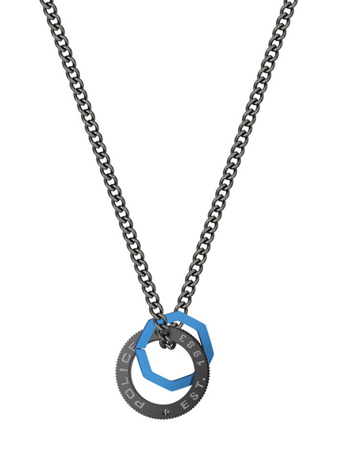 POLICE Men's Police Stave Gunmetal Necklace 