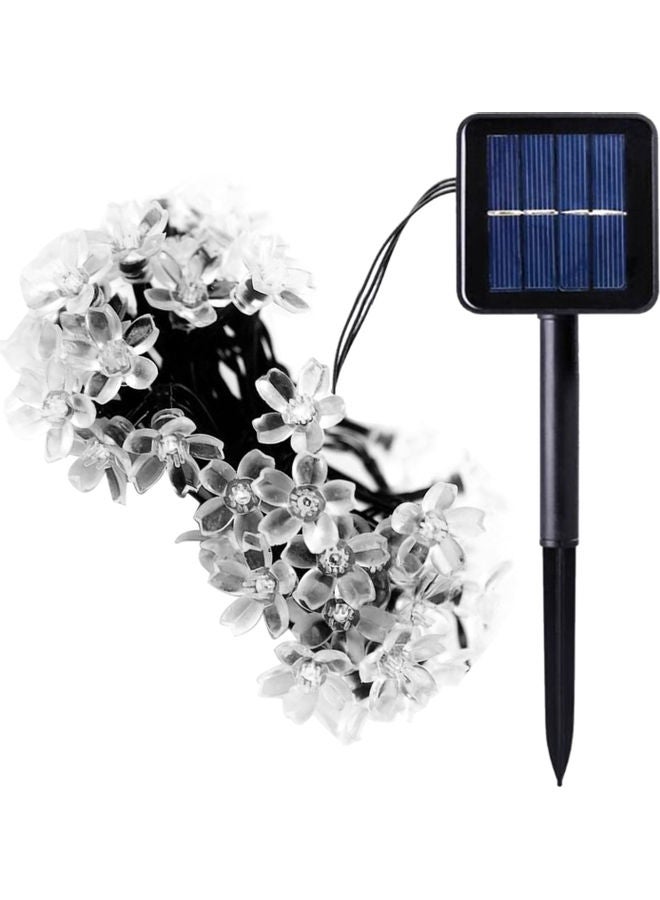 30-Bulb Waterproof Solar String Lights Warm White 6.5meter - Image 1