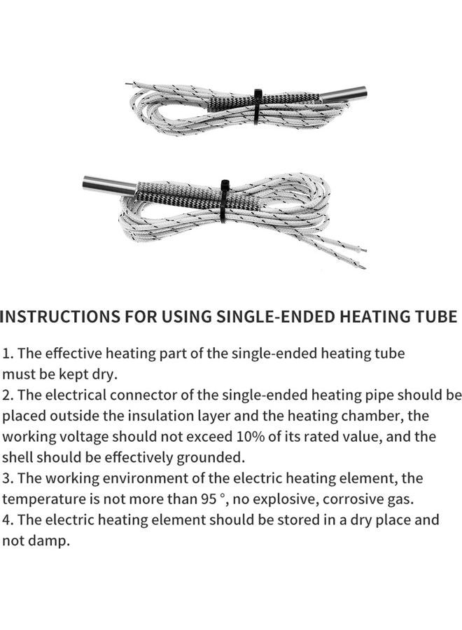 أيبيسي قضيب خرطوشة سخان مطور للطابعة ثلاثية الأبعاد أبيض/أسود - Image 2