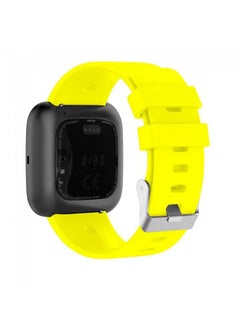 MARGOUN Replacement Silicone Band for Fitbit Versa/Versa 2/Versa Lite Smart Watch yellow  - Image 3