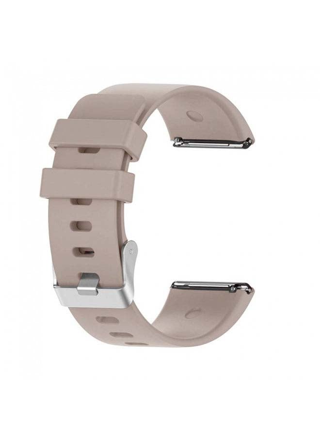 MARGOUN Replacement Silicone Band for Fitbit Versa/Versa 2/Versa Lite Smart Watch beige - Image 4