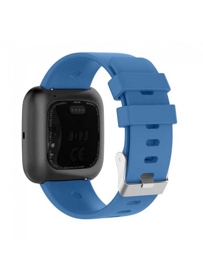 MARGOUN Replacement Silicone Band for Fitbit Versa/Versa 2/Versa Lite Smart Watch blue - Image 2