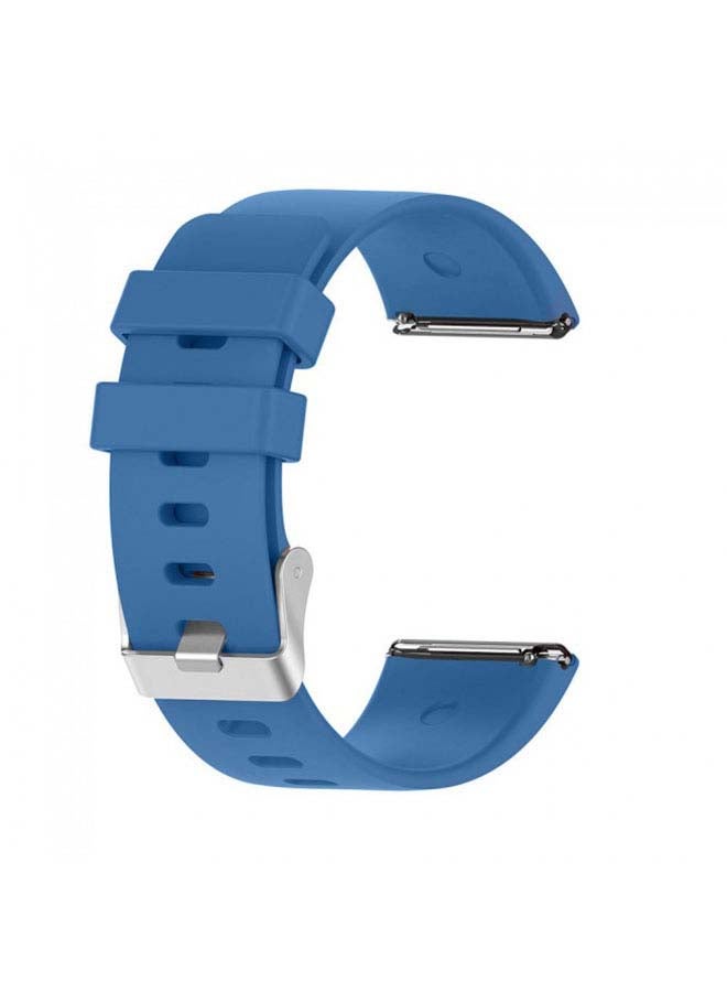 MARGOUN Replacement Silicone Band for Fitbit Versa/Versa 2/Versa Lite Smart Watch blue - Image 3