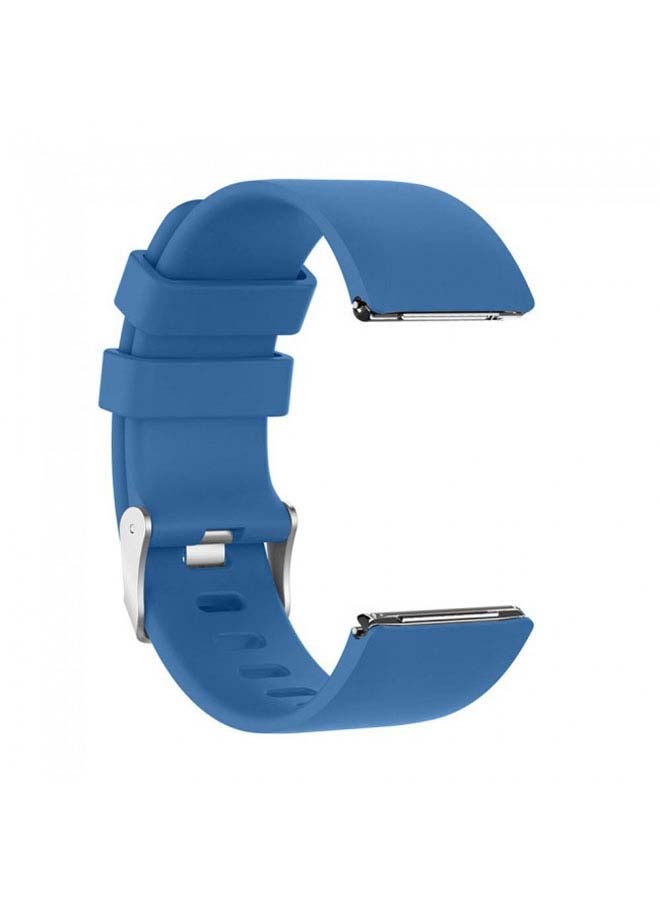 MARGOUN Replacement Silicone Band for Fitbit Versa/Versa 2/Versa Lite Smart Watch blue - Image 4