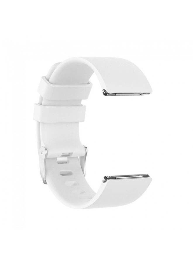 مارجون سوار بديل من السيليكون لساعات فيتبيت فيرسا/فيرسا 2/فيرسا لايت الذكية أبيض - Image 4