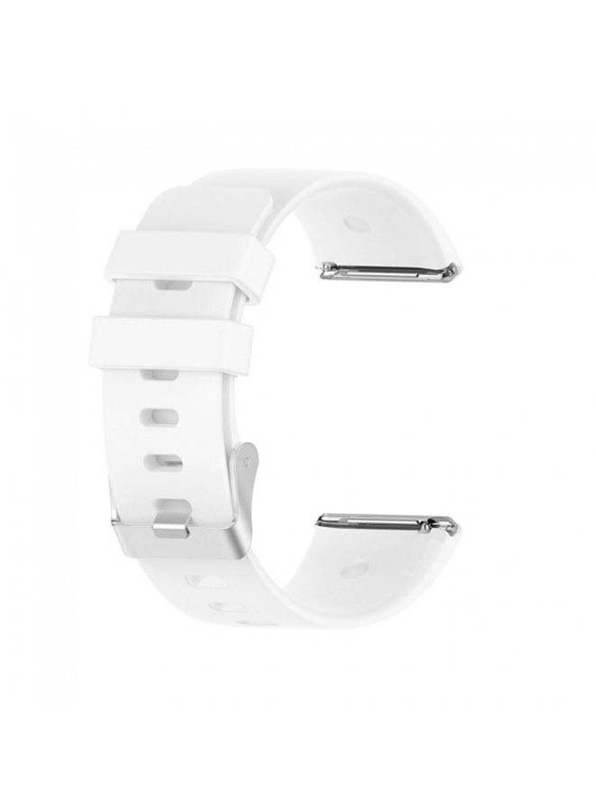 مارجون سوار بديل من السيليكون لساعات فيتبيت فيرسا/فيرسا 2/فيرسا لايت الذكية أبيض - Image 5