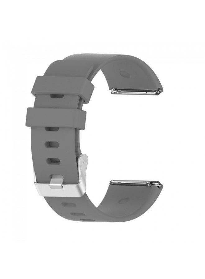 MARGOUN Replacement Silicone Band for Fitbit Versa/Versa 2/Versa Lite Smart Watch grey - Image 3