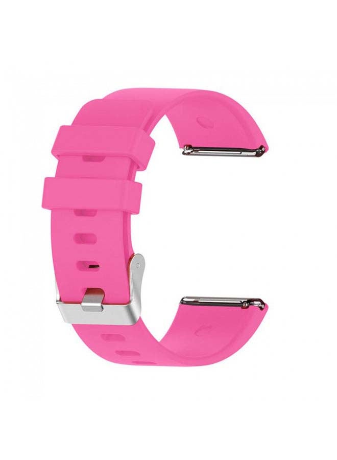 MARGOUN Replacement Silicone Band for Fitbit Versa/Versa 2/Versa Lite Smart Watch pink - Image 2