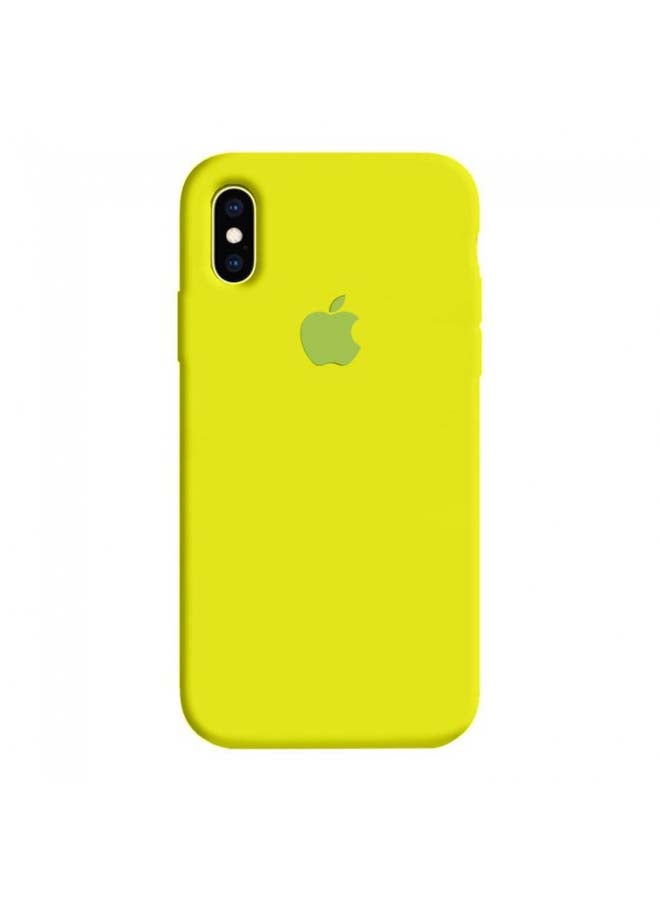 MARGOUN Silicone Case Cover For iPhone X/XS Lemon Green - Image 4