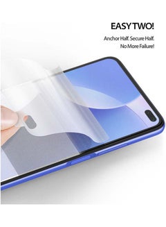 رينجك طقم لاصقة حماية للشاشة لهاتف شاومي K30/K30 5G/بوكو X2 من قطعتين شفاف  - Image 5