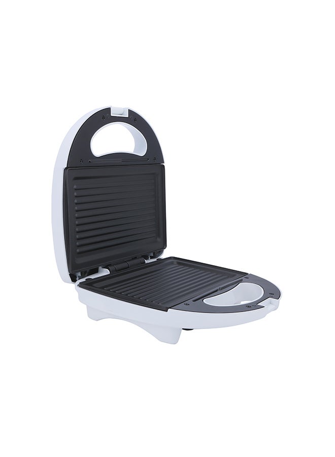 GEEPAS Sandwich Toaster Non Stick Heating Plate Thermostat Control With Indicator Light 750 W GGT686N Black/White  - Image 3