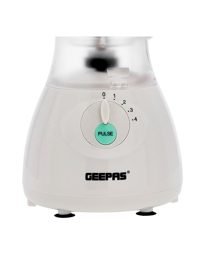 جيباس - خلاط 3 في 1 متعدد الاستخدامات 1.5 L 400 W GSB5006 أبيض/ شفاف - Image 1