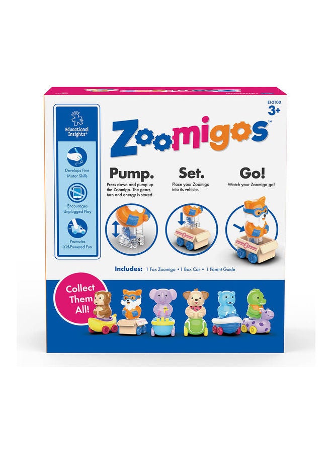 Learning Resources Zoomigos - Fox And Box Car  - Image 2