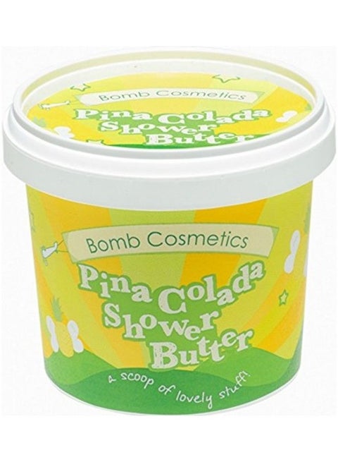 Pina Colada Shower Butter Yellow 320grams