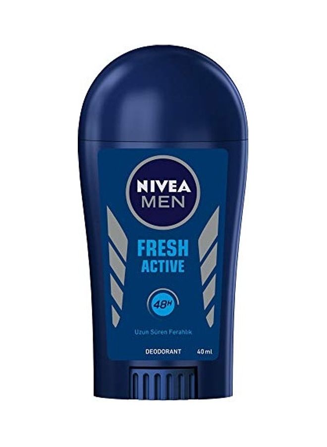 نيفيا عصا مزيلة لرائحة العرق فريش أكتيف شفاف 40ملليلتر