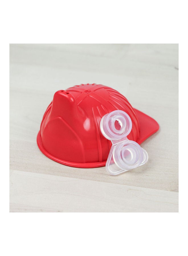 ري بلاي كوب للرشف بتصميم مضاد للانسكاب مُزيّن بتصميم رجل الإطفاء بسعة 10 أونصة باللونين الأحمروالأصفر - Image 3