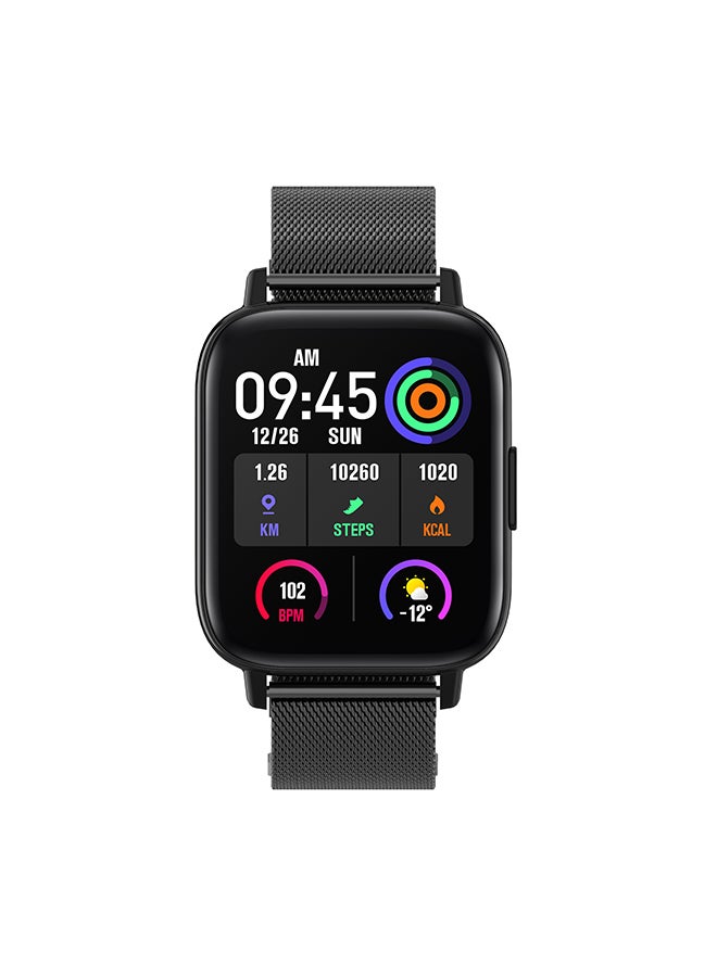 Xcell Smartwatch G3 Talk All Day Heart Rate And O2 Level Monitoring With IP67 Water Resistance Along With Arabic Interface Black  - Image 3