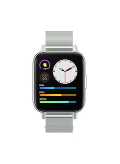 Xcell Smartwatch G3 Talk All Day Heart Rate And O2 Level Monitoring With IP67 Water Resistance Along With Arabic Interface Silver  - Image 3