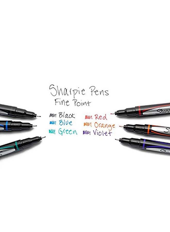 Sharpie 12-Piece Fine Tip Grip Pen Red - Image 5