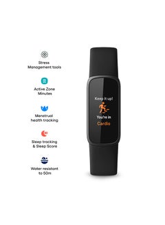 Fitbit Luxe Fitness And Wellness Tracker Black/Graphite  - Image 2
