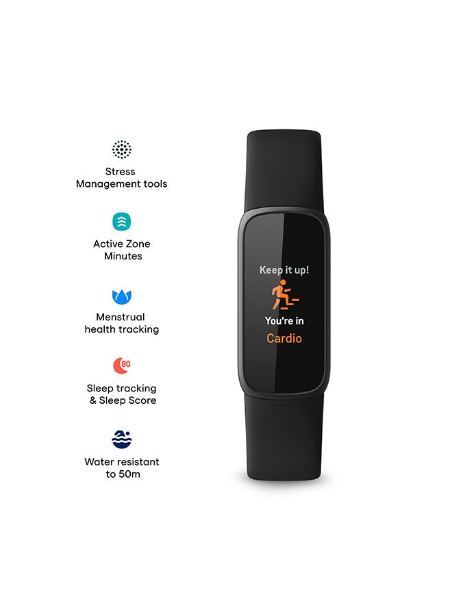 Fitbit Luxe Fitness And Wellness Tracker Black/Graphite  - Image 2