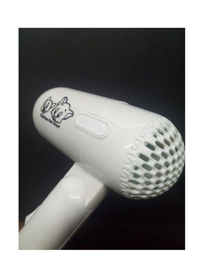 Mini Hair Dryer For Children Or For Travel White - Image 2