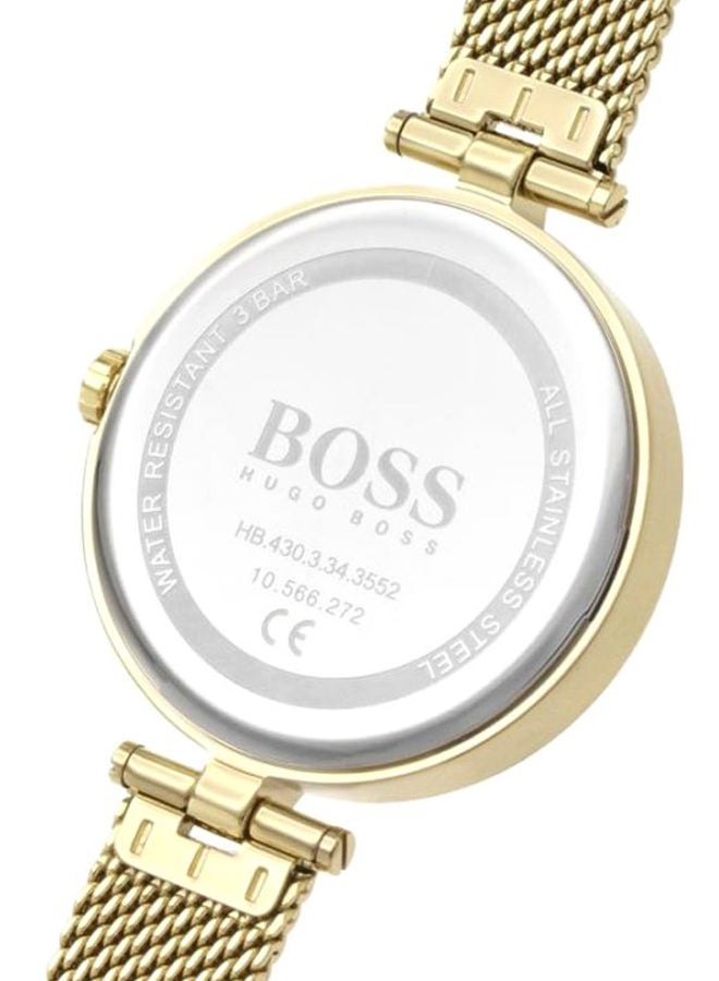 HUGO BOSS Women's Majesty Plated Stainless Steel  Analog Watch 1502586  - Image 5
