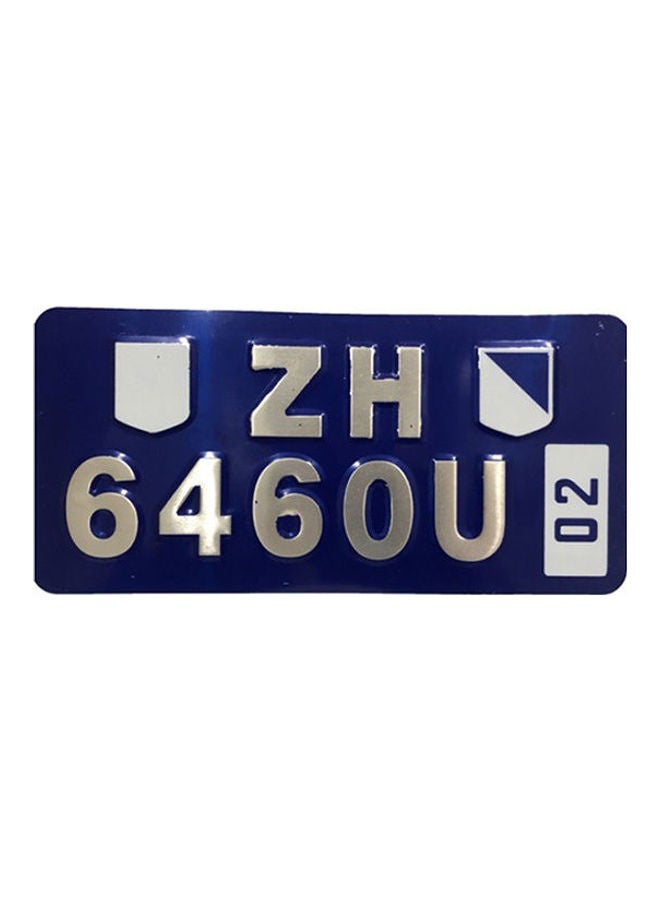 Generic Number Plate Zh 