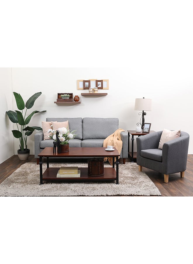 PAN emirates - 3-Seater Dexter Sofa Grey - Image 1